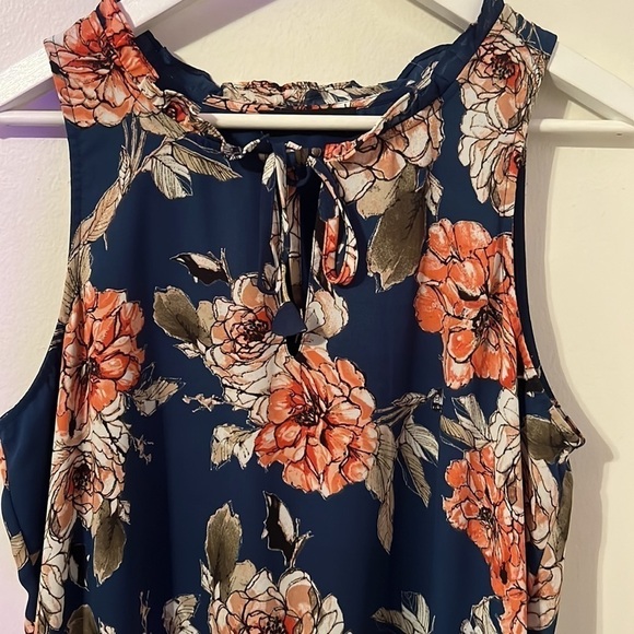 SANCTUARY Sleeveless Floral Tiered Dress Size Large - Picture 2 of 7